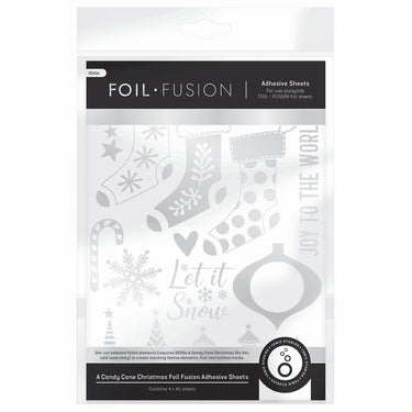 Tonic studios • a candy cane christmas adhesive sheets foil fusion