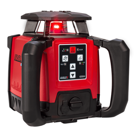 Levelfix bouwlaser 650h rood volautomatisch