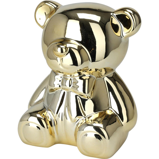 Home styling spaarpot beer zilver goud 2 assorti