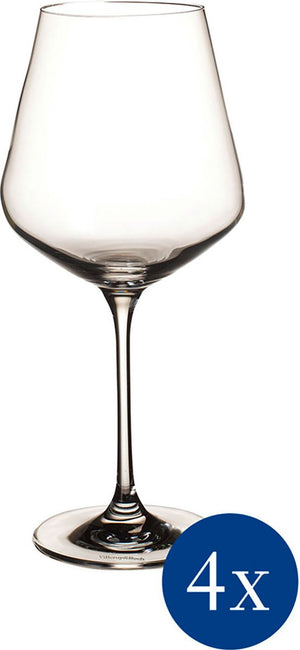 Villeroy boch rode wijnglazen la divina - 470 ml - 4 stuks