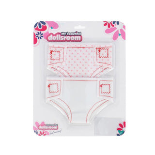 My beautiful dolls room my beautiful dollsroom poppenluiers stof op kaart 2 stuks | 12 stuks