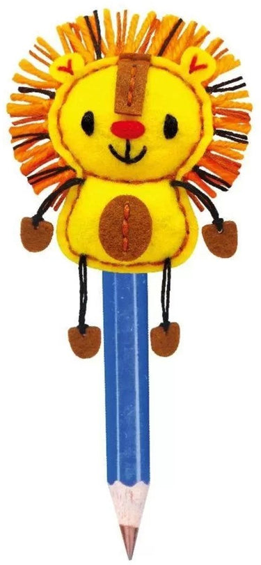 Avenir potloodtopper leeuw - vrolijke dieren accessoire voor kinderen