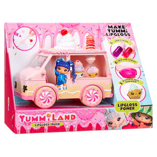 Afbeelding laden in galerijviewer, Yummiland lipgloss truck - maak yummi lipgloss - poppenauto
