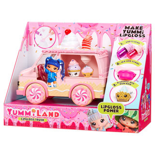 Afbeelding laden in galerijviewer, Yummiland lipgloss truck - maak yummi lipgloss - poppenauto
