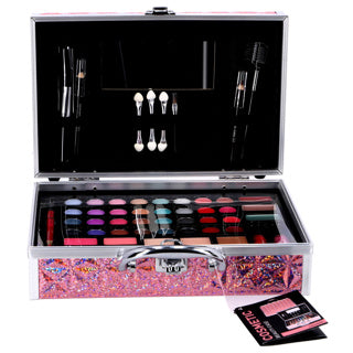 Afbeelding laden in galerijviewer, Casuelle make up koffer roze holografisch
