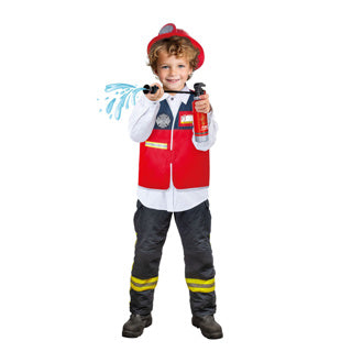 Otto simon brandweer verkleedset + accessoires en geluid