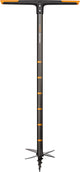 Fiskars quikdrill l - grondboor - 200 mm - staal en fibercomp - zwart oranje