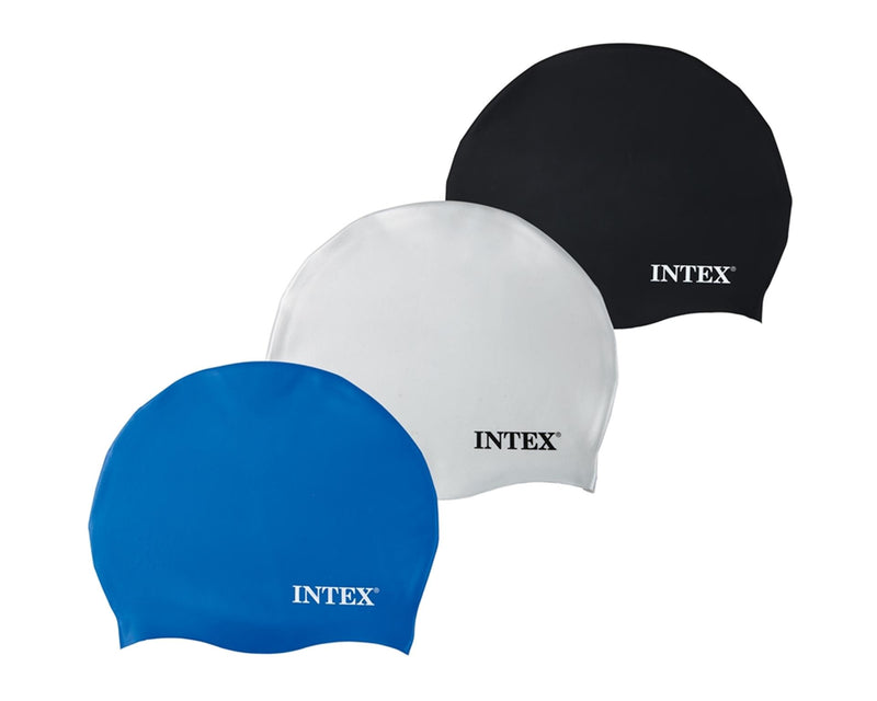 Afbeelding laden in galerijviewer, Intex zwemcap badmuts silicone one size
