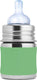 Pura speenfles 150 ml - plasticvrij - drinkfles - voorkomt maagkrampen - vaatwasserbestendig - inclusief siliconen speen, reisdop en sleeve - top is verwisselbaar - veelzijdig - moss
