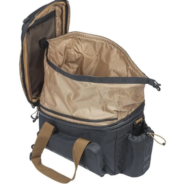 Afbeelding laden in galerijviewer, Basil gepäckträgertasche miles xl pro trunkbag miles xl pro mik 2.0 black slate
