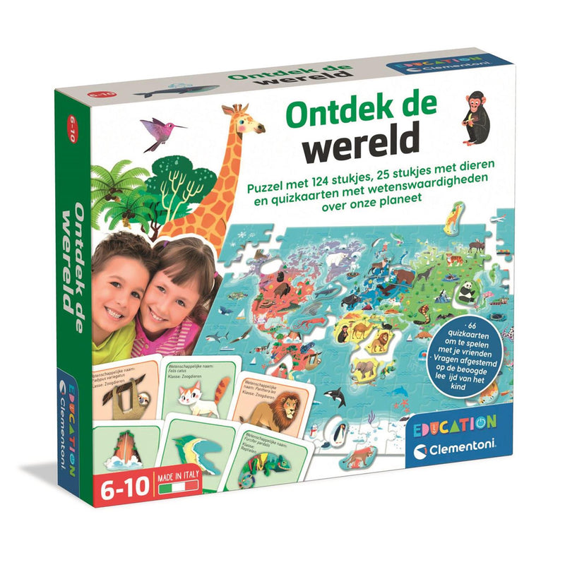 Afbeelding laden in galerijviewer, Clementoni education ondekt de wereld 6-10 jaar
