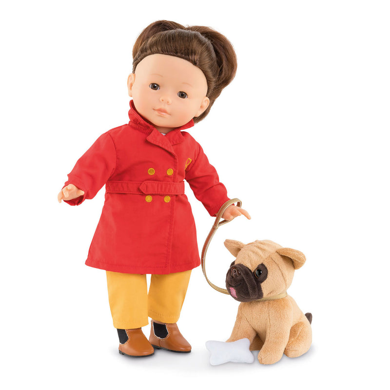 Afbeelding laden in galerijviewer, Corolle Ma Puppy Set met Riem en Bot
