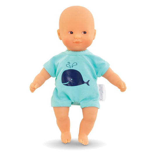 Corolle mon premier poupon badpopje - blauw, 20cm