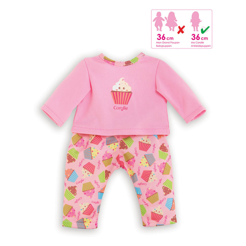 Afbeelding laden in galerijviewer, Corolle Ma Poppen Pyjama Cupcake
