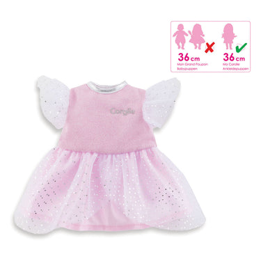 Corolle ma - poppenjurk roze met glitters