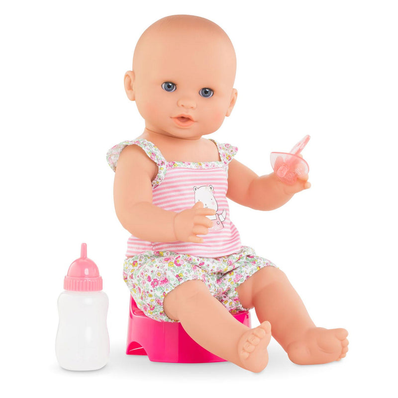 Afbeelding laden in galerijviewer, Corolle mon grand poupon drink- en plaspop - emma, 36cm

