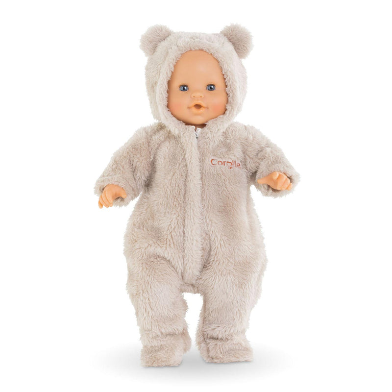Afbeelding laden in galerijviewer, Corolle poppen berenpakje - babypop kleding 36cm - zacht en schattig.
