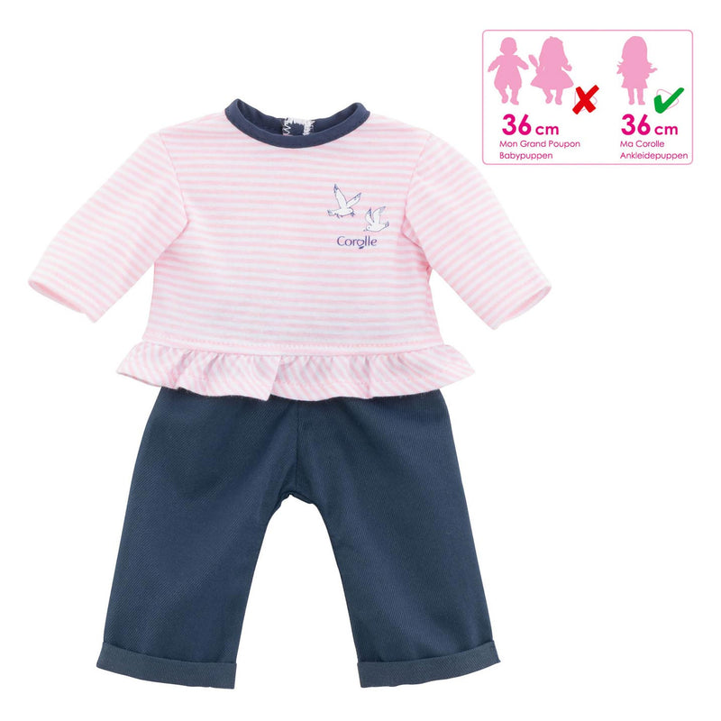 Afbeelding laden in galerijviewer, Ma Corolle - Poppen Shirt met Broek, 36 cm
