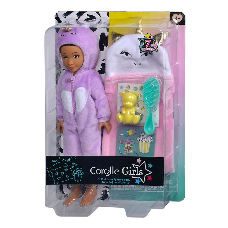 Afbeelding laden in galerijviewer, Corolle girls - modepop luna pyjama party set
