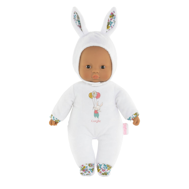 Afbeelding laden in galerijviewer, Corolle mon doudou sweet heart babypop - konijn wit, 30cm
