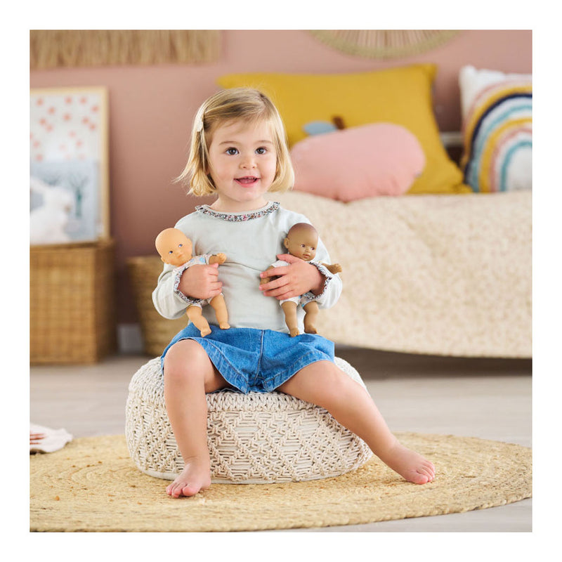 Afbeelding laden in galerijviewer, Corolle babypop mini calin konijn blauwe ogen 20cm - vanillegeur.
