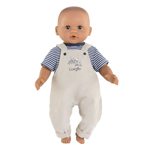 Corolle mon poupon tuinbroek ecru en t-shirt, 30cm