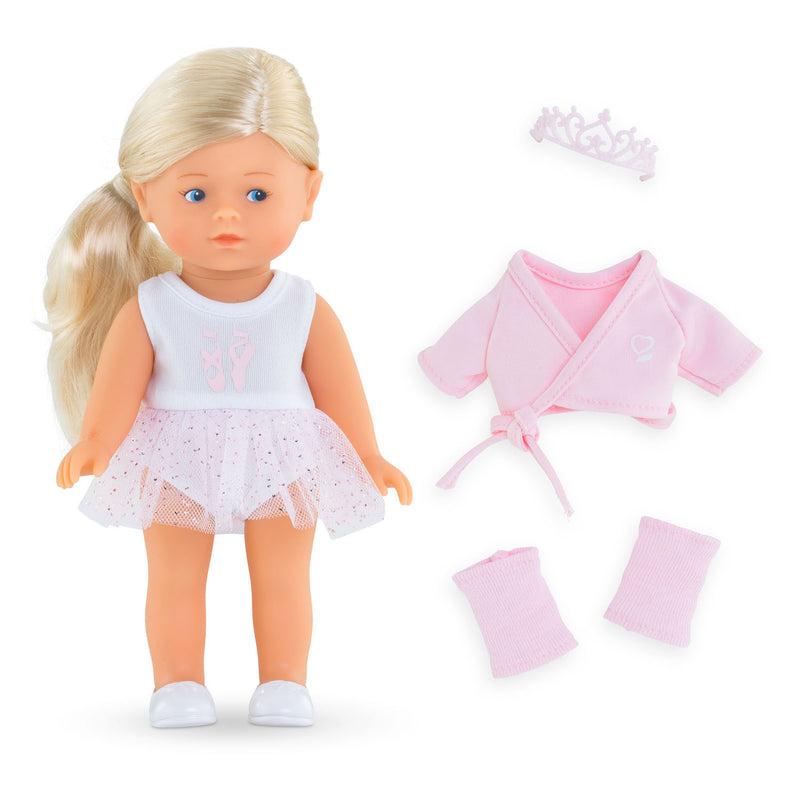 Afbeelding laden in galerijviewer, Corolle mini corrolines rosy ballerina pop, 20cm
