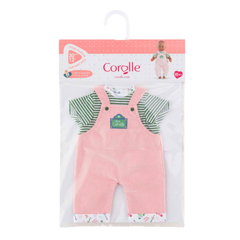 Afbeelding laden in galerijviewer, Corolle t-shirt en overall voor babypop, 30cm
