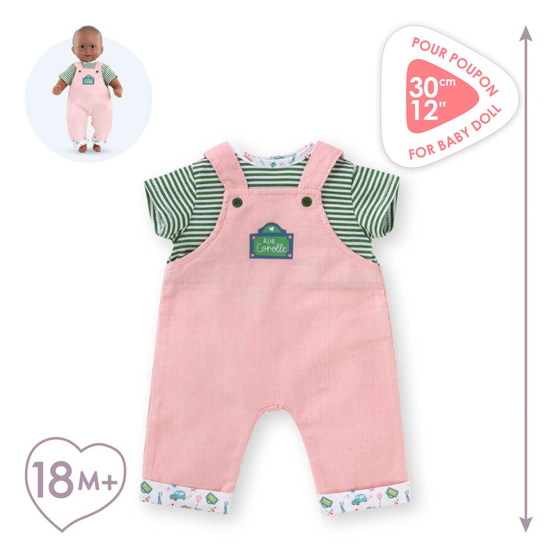 Afbeelding laden in galerijviewer, Corolle t-shirt en overall voor babypop, 30cm
