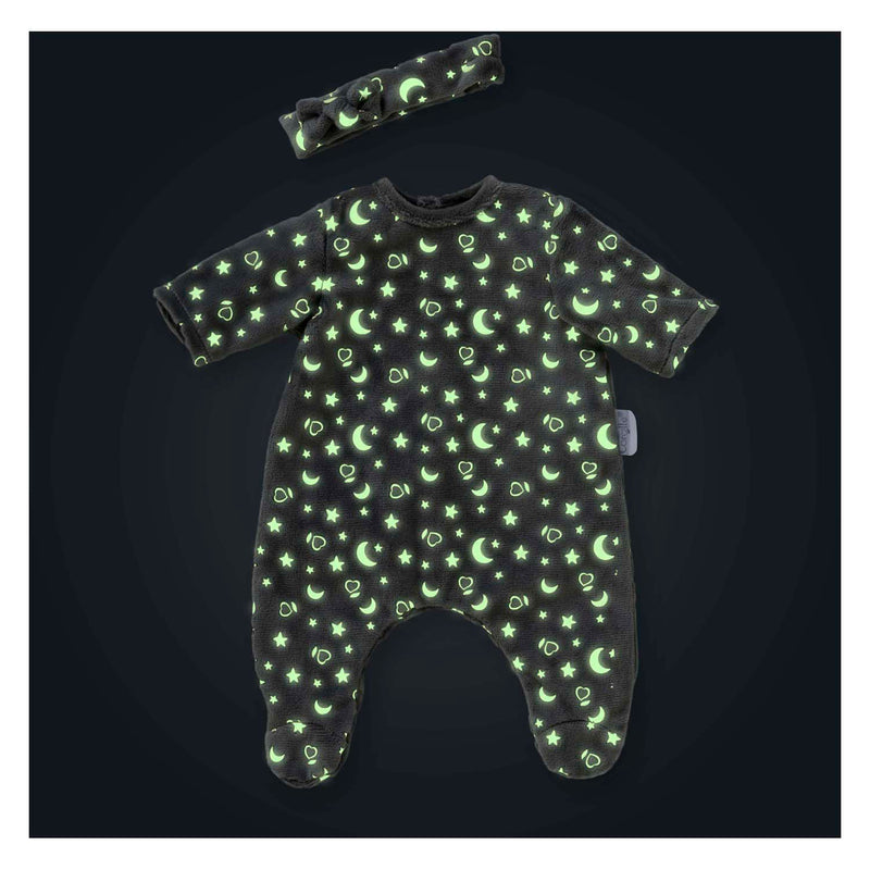 Afbeelding laden in galerijviewer, Corolle poppen pyjama glitter in het donker en haarband, 36cm
