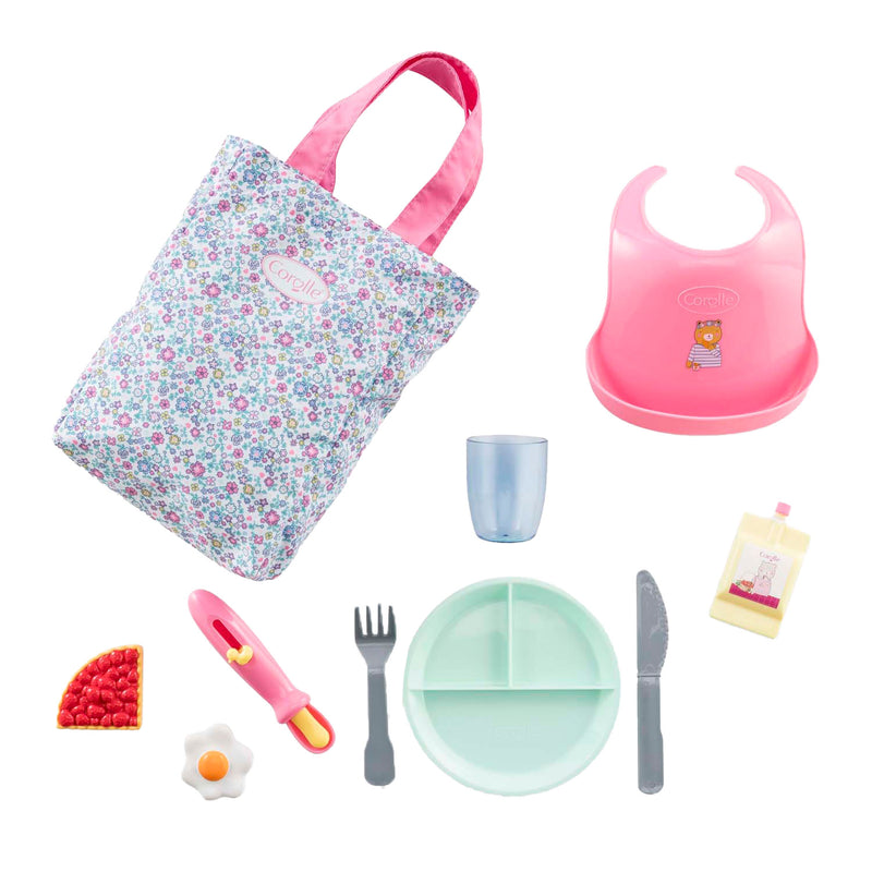 Afbeelding laden in galerijviewer, Corolle mon grande poupon etensset floral - 36-43cm
