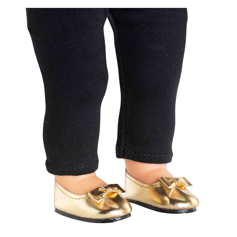 Afbeelding laden in galerijviewer, Corolle poppen gouden ballerina schoenen 36cm accessoire. m
