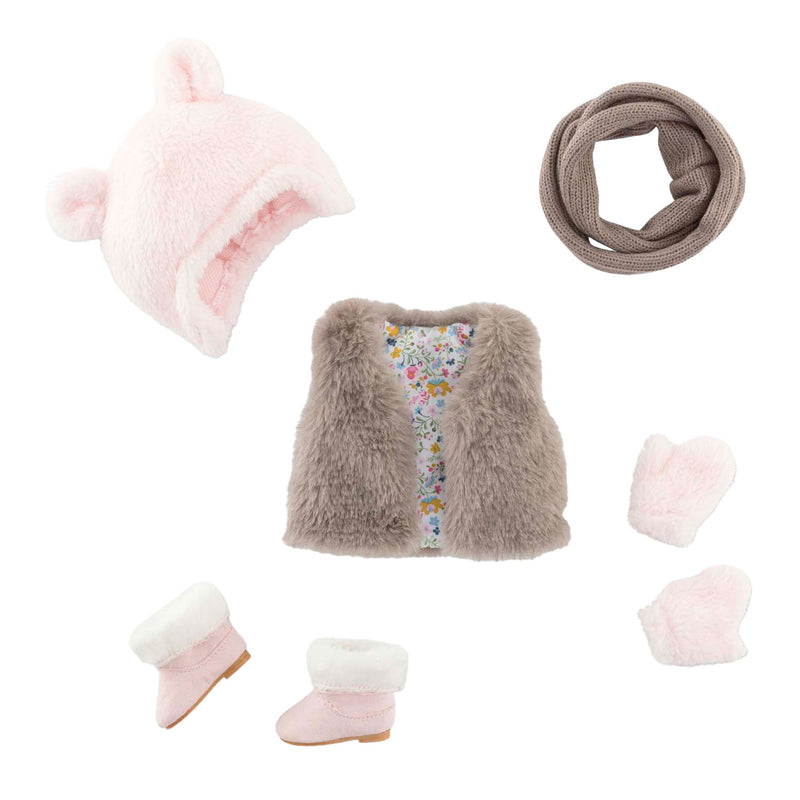 Afbeelding laden in galerijviewer, Corolle winterset - accessoires voor poppen, 36cm

