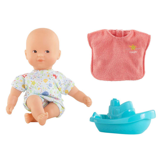 Corolle – mini badset – badpop 20 cm – cape en bootje