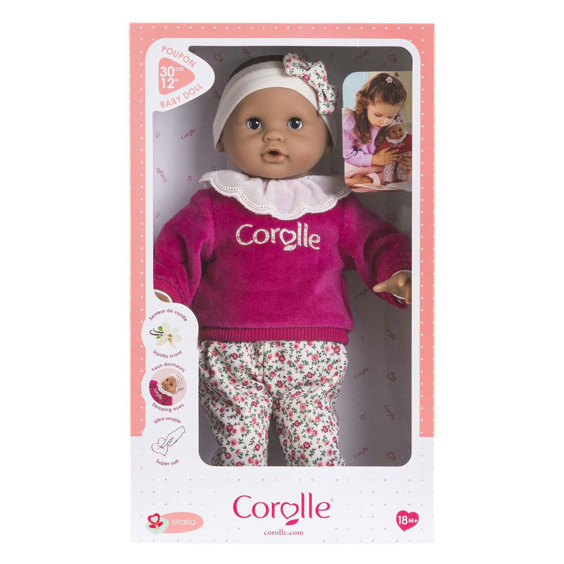 Afbeelding laden in galerijviewer, Corolle mon premier babypop rose grenadine - 30cm
