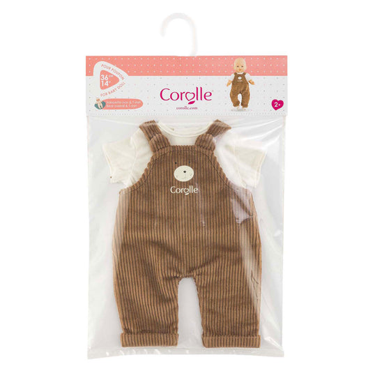 Corolle poppenkostuum overall met t-shirt kleine ontdekker 36cm. m