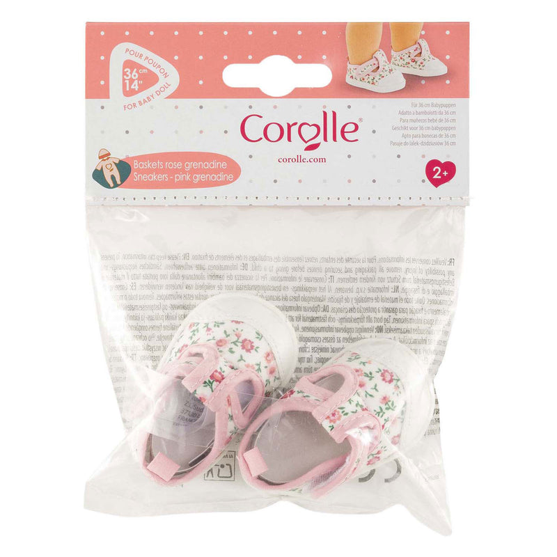 Afbeelding laden in galerijviewer, Corolle poppensneakers rose grenadine - 36cm
