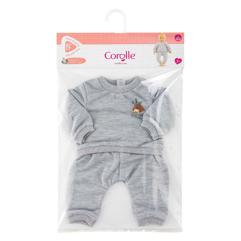 Afbeelding laden in galerijviewer, Corolle poppen joggingpak grijs kleine ontdekker 42cm - poppenkleding. m

