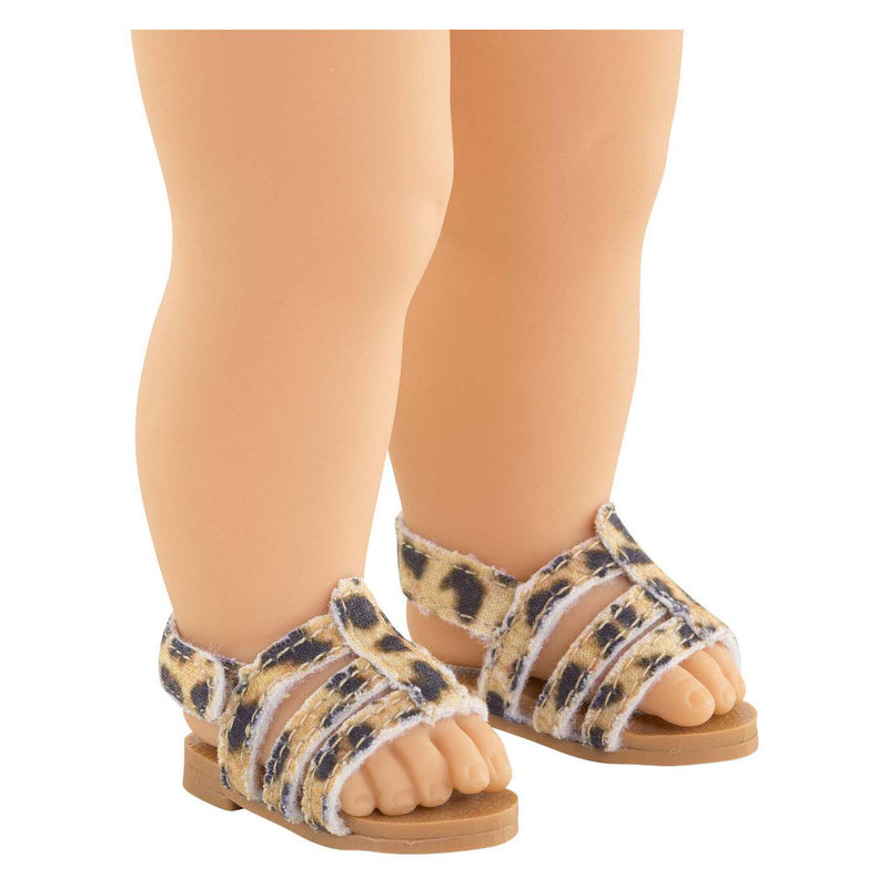 Afbeelding laden in galerijviewer, Corolle ma poppen sandalen luipaard - 36cm
