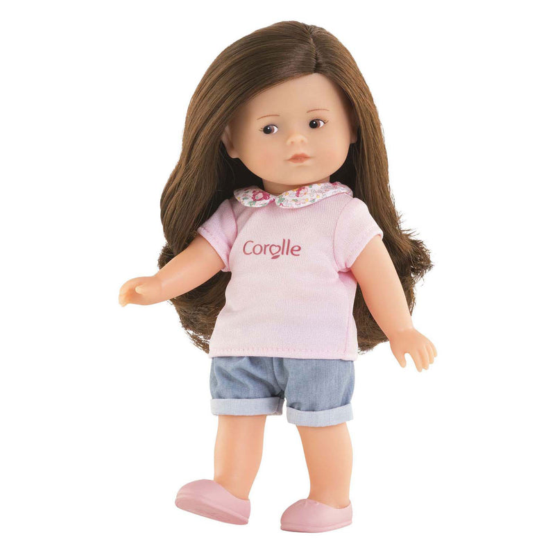 Afbeelding laden in galerijviewer, Corolle mini babypop romy met 3 accessoires - 20cm
