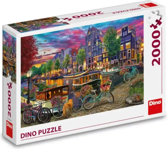 Dinotoys dino puzzel painted amsterdam - 2000 stukjes