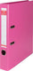 Pergamy ordner a4 uit pp en papier, rug van 5 cm - roze