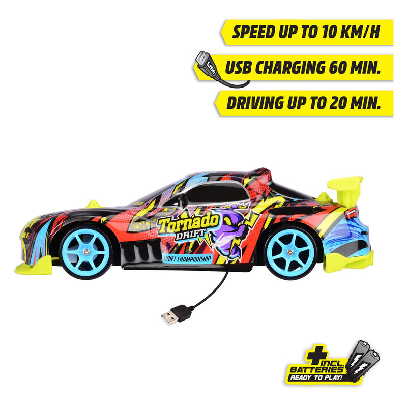 Afbeelding laden in galerijviewer, Dickie rc bestuurbare auto tornado drift rtr
