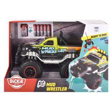 Dickie rc bestuurbare auto mud wrestler ford f150 rtr