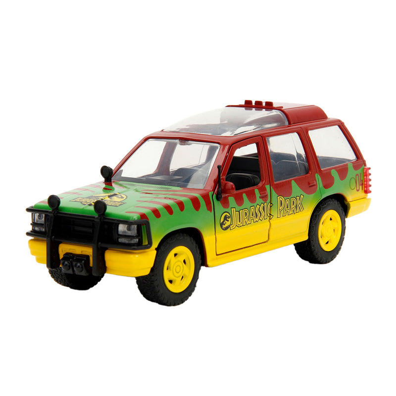 Afbeelding laden in galerijviewer, Jada Toys Jada Die-Cast Jurassic World 1993 Ford Explorer 1:32
