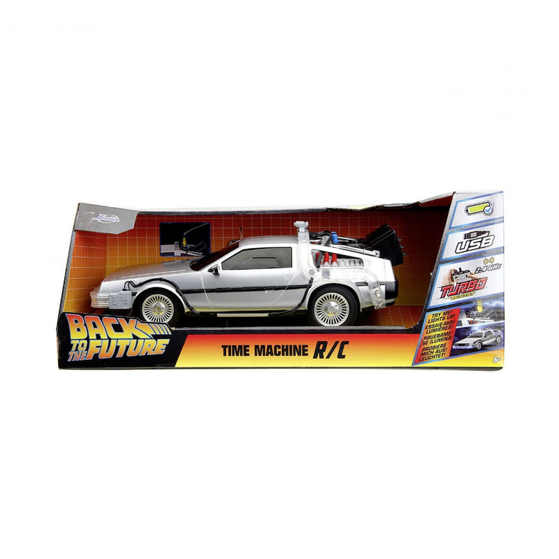 Afbeelding laden in galerijviewer, Jada toys jada bestuurbare auto back to the future rc time machine 1:16
