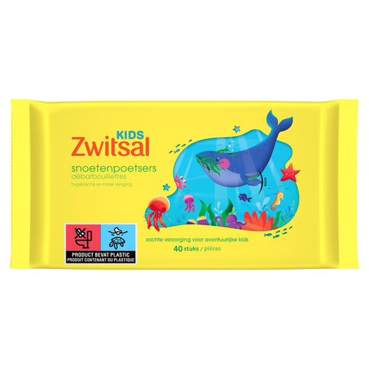Zwitsal snoetenpoetsers zeedieren 40 stuks