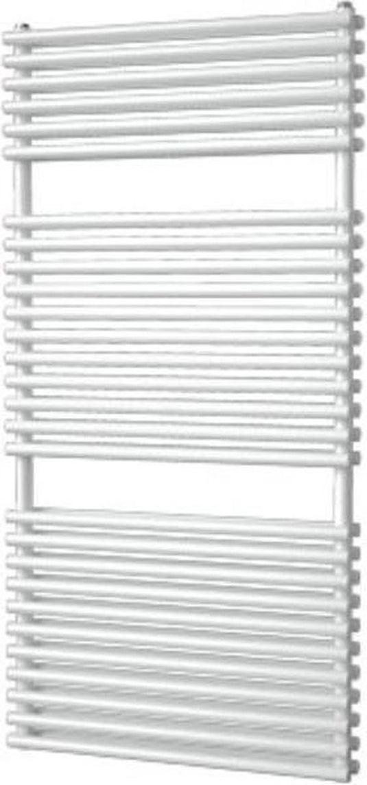 Plieger florian nxt dubbel designradiator – handdoekradiator – 121.6 cm x 60 cm - 908 watt - wit