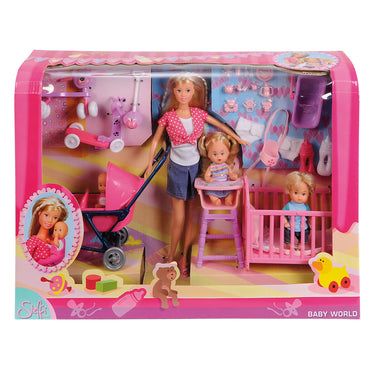 Simba - steffi love - baby world set - 29 cm - pop - vanaf 3 jaar