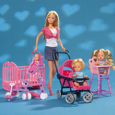 Simba - steffi love - baby world set - 29 cm - pop - vanaf 3 jaar